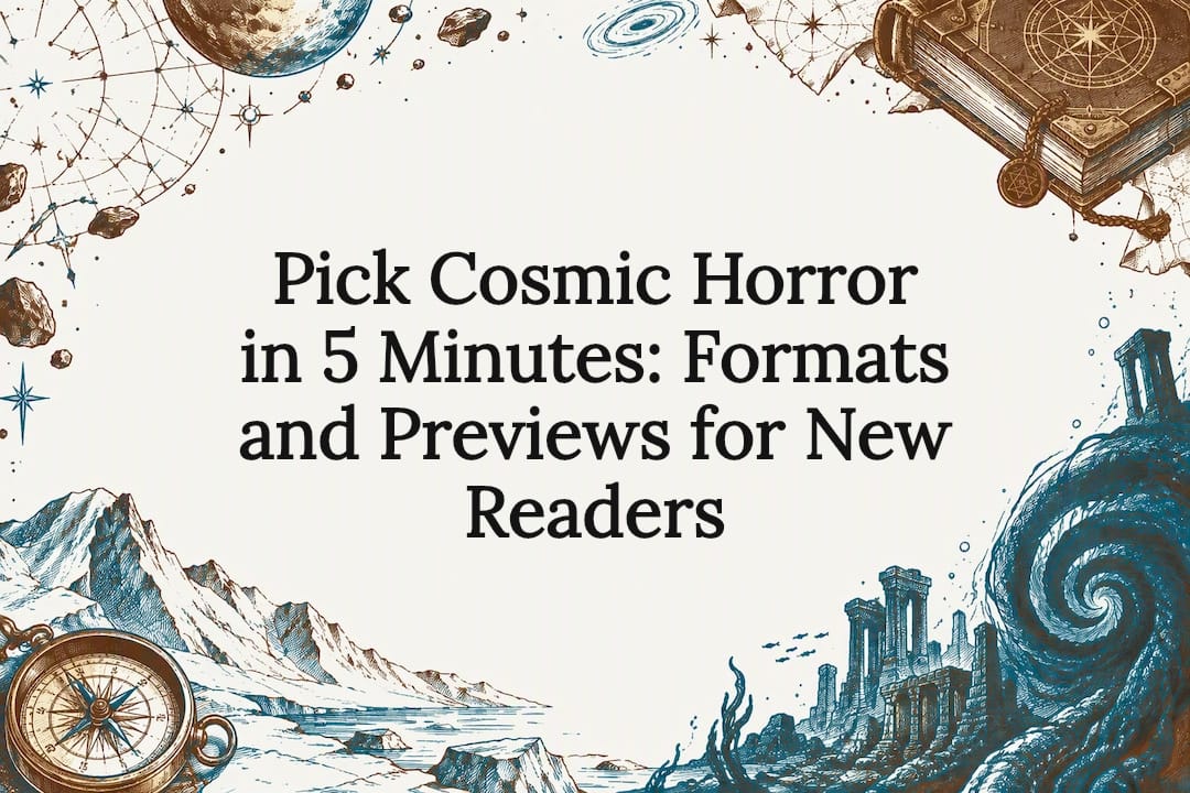 Cosmic horror decorative title card